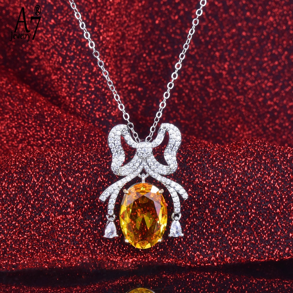 Vòng cổ Đính Đá Kim Cương Toàn Bộ A7