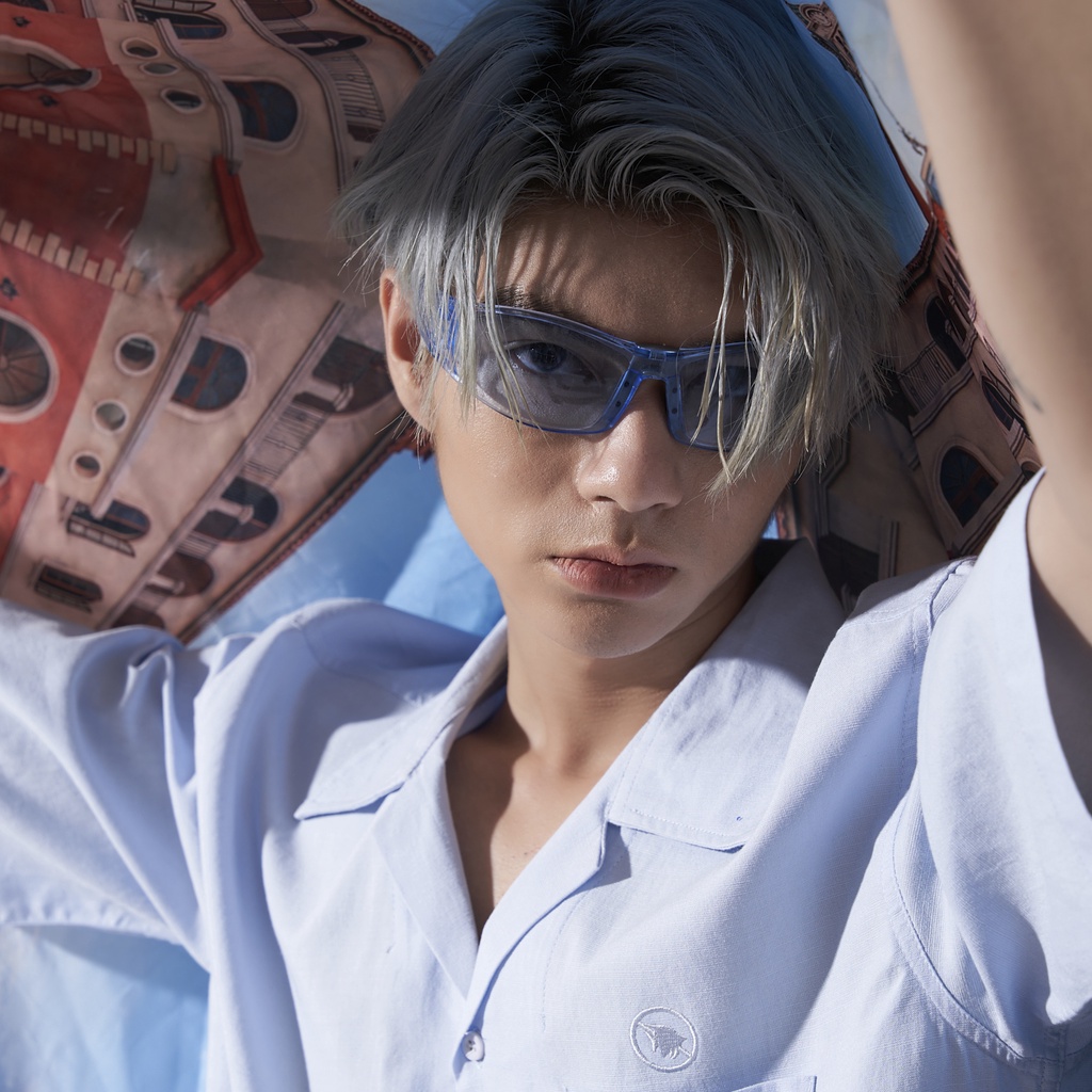 Áo sơ mi tay ngắn xanh biển chất liệu vải Linen mặc thoáng mát, độ bền cao CATSA ASN179