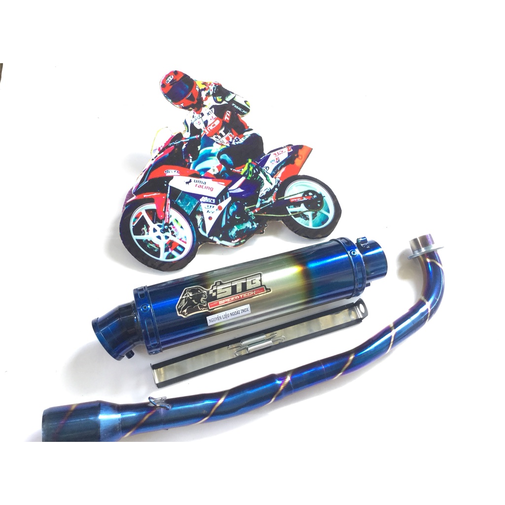 Bộ pô stb titan full cỔ titan WAVE, SI, exciter, winer, sonic