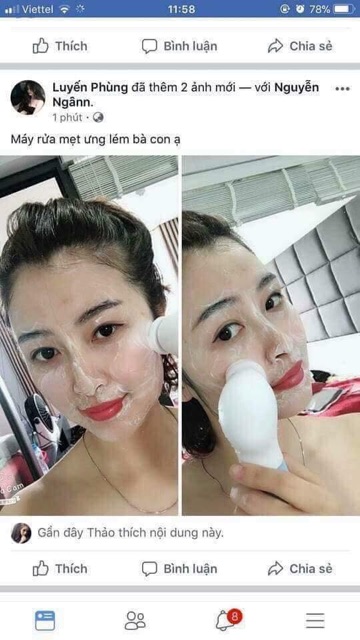 Máy rửa mặt cọ nano Flawless