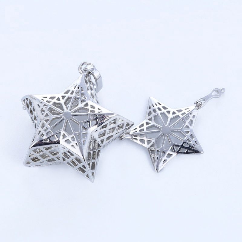 Vòng cổ Bạc Mặt Đá Nham Thạch Tinh Xảo Cho Nữ