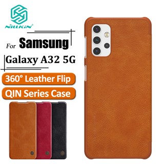 Mua Bao da gập chính hãng Nillkin QIN SamSung Galaxy A32 4G / Samsung A52 5G / Samsung A72 4G