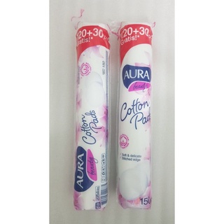 Bông tẩy trang Aura 150 miếng