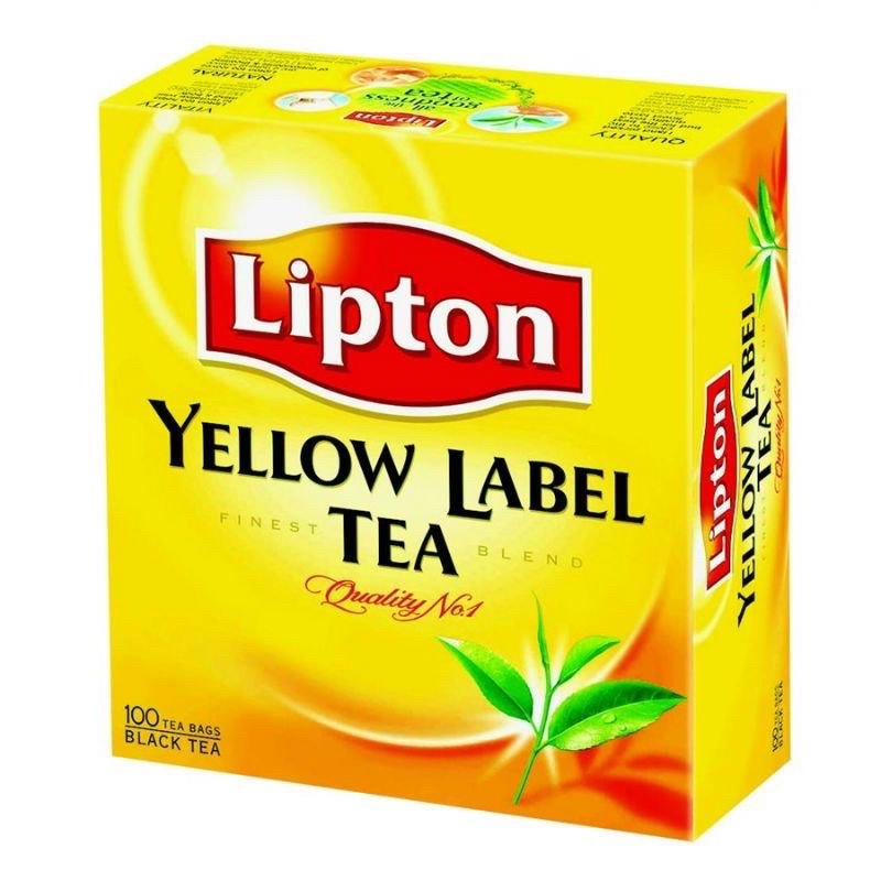 Trà Lipton Nhãn Vàng (100 Gói x 3gr)- Trà túi lọc