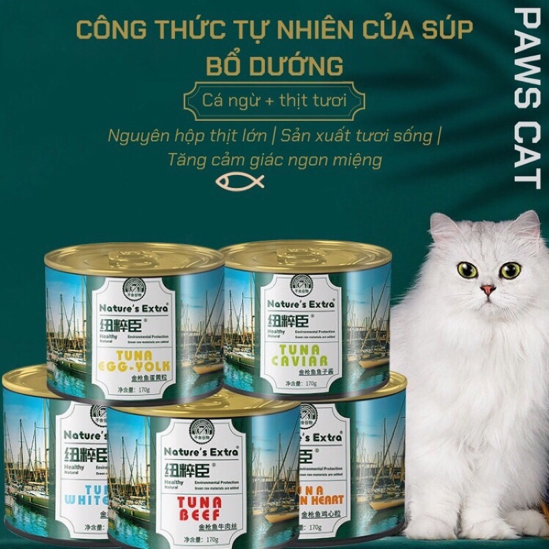 Pate CAO CẤP NATURE EXTRA 170gr cho mèo