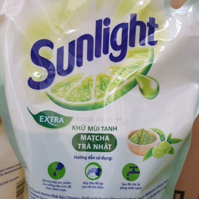 Nước rửa chén Sunlight thiên nhiên túi 2.1 kg