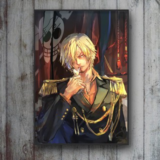 TRANH CANVAS ANIME ONE PIECE treo tường in theo yêu cầu 01 - Sanji