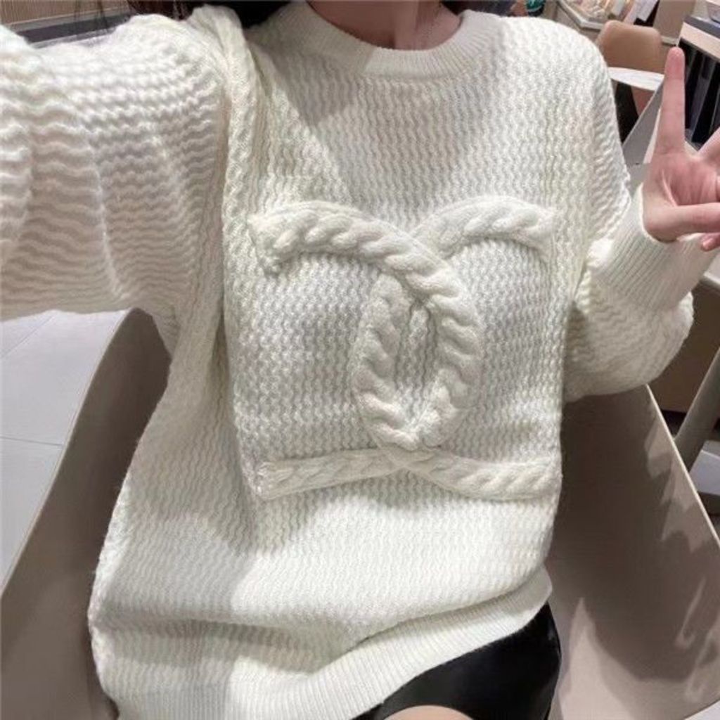 Hàng Có Sẵn!Chane!Áo Khoác Cardigan Giữ Ấm Xu Hướng Mới Cho Cặp Đôi