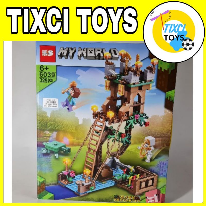 Đồ Chơi Lắp Ghép Xếp Hình MY WORLD 6039 Trận Chiến Với Bộ Xương - TixCi Toys