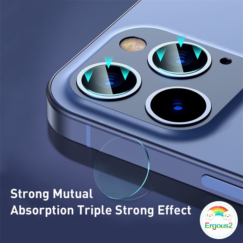 Kính cường lực bảo vệ camera sau thích hợp cho iPhone 12 11 Pro Max Xs Max Xr X 6 6s 7 8 Plus