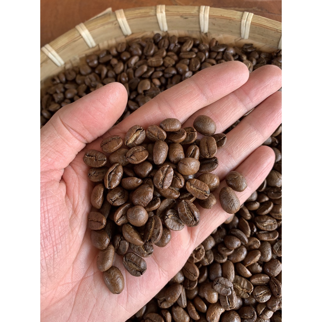 cà phê hạt Moka Cầu Đất mộc rang xay nguyên chất | BigBuy360 - bigbuy360.vn