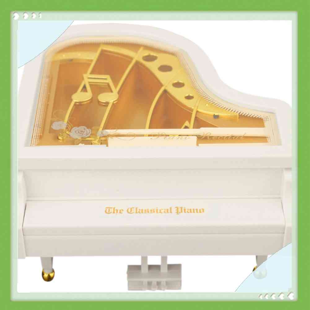 Hộp Nhạc Hình Đàn Piano Mini Bằng Kim Loại Độc Đáo Làm Quà Tặng Đám Cưới