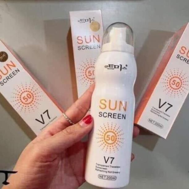 [ Tặng Quà ] Kem Chống Nắng Sun Sceen V7 Chống Nắng Trắng Da Chống Thấm Nước