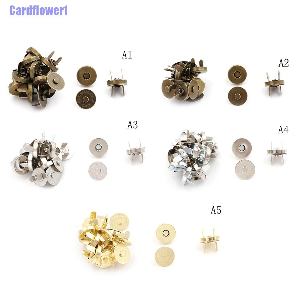 10 Bộ Nút Kim Loại Từ Tính 14mm Dành Cho May Vá