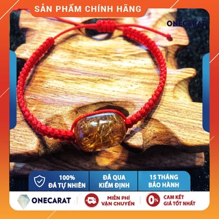 Vòng Tay Lu Thống Thắt Dây Thach Anh Tóc Đỏ - Cao Cấp 5A -  OneCarat