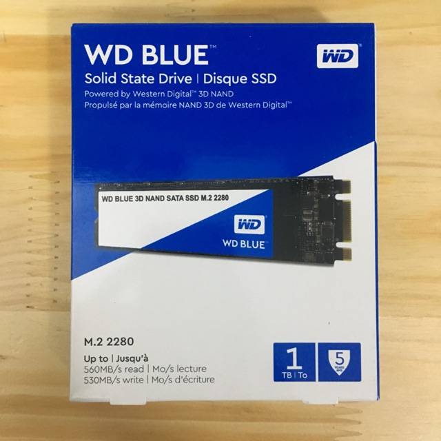 [Mã 255ELSALE giảm 7% đơn 300K] Ổ cứng SSD M2 SATA 2280 Blue | WebRaoVat - webraovat.net.vn