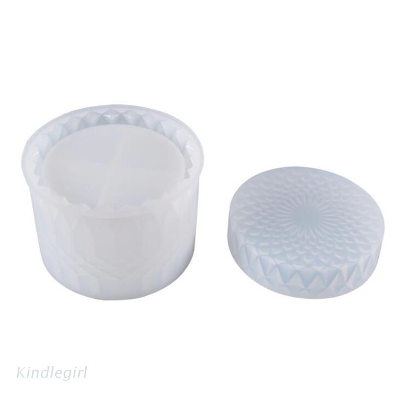 1 bộ khuôn silicone hình tròn dùng làm trang sức DIY