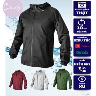 Áo khoác dù, áo khoác gió, áo gió nam nữ, áo gió unisex cloudy p, chất dù chống nhăn, chống thấm nước, form rộng