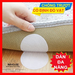 Combo 5 Miếng Dán Thảm Lót Sàn Chống Trượt,Miếng Dán Cố Định Đồ Vật,Giấy Dán Tường,Tem Dán Đa Năng 6x4 cm