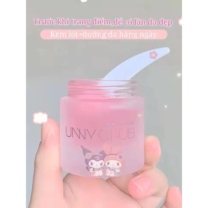 Unny Club Kem lót trang điểm tinh chất sữa hoa hồng dưỡng ẩm kiểm soát dầu 30ml