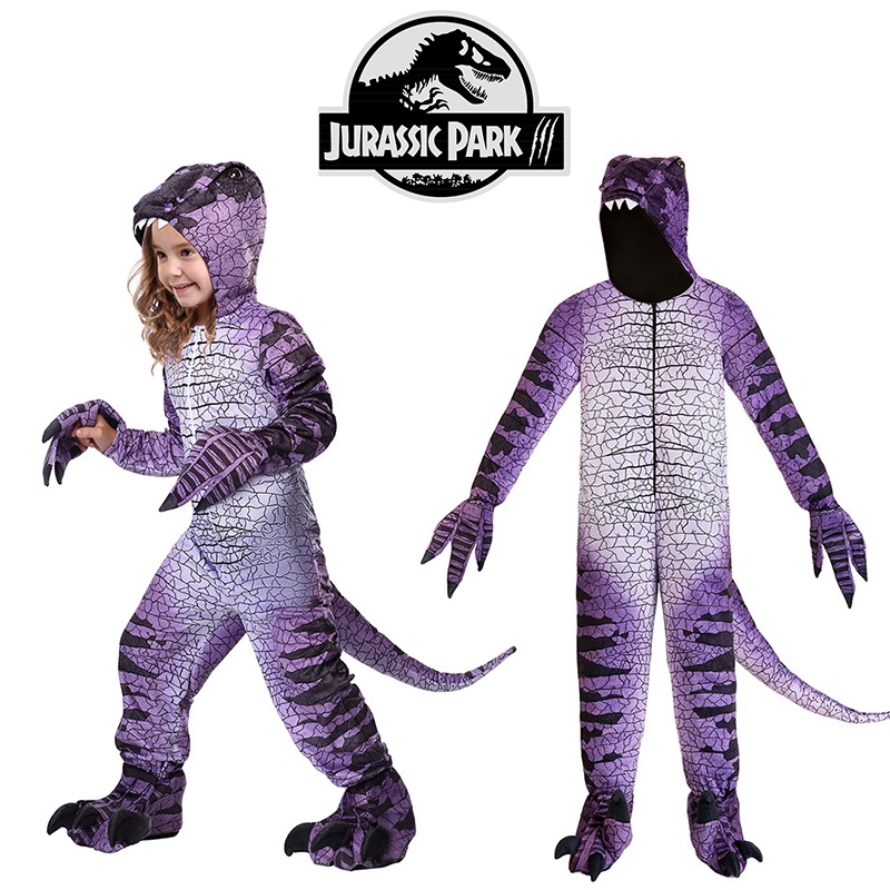 Trang phục hóa trang khủng long chủ đề công viên kỷ Jura Jurassic dịp Halloween cho trẻ em