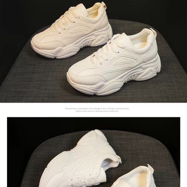 (Order) Sneaker đế độn 2 màu