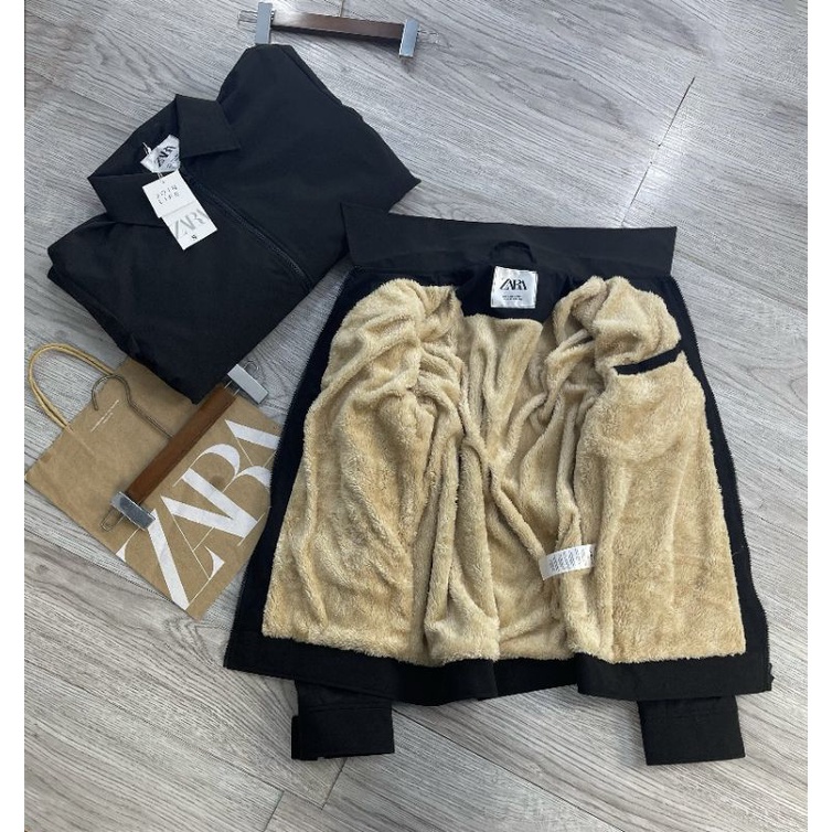 Áo khoác lót lông vàng cho bố