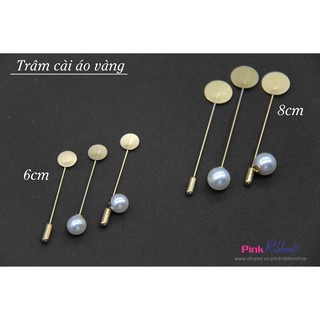 *[Set 2 cái] Trâm cài áo các loại làm phụ kiện cài áo, phụ kiện thời trang, phụ kiện may mặc, DIY, handmade