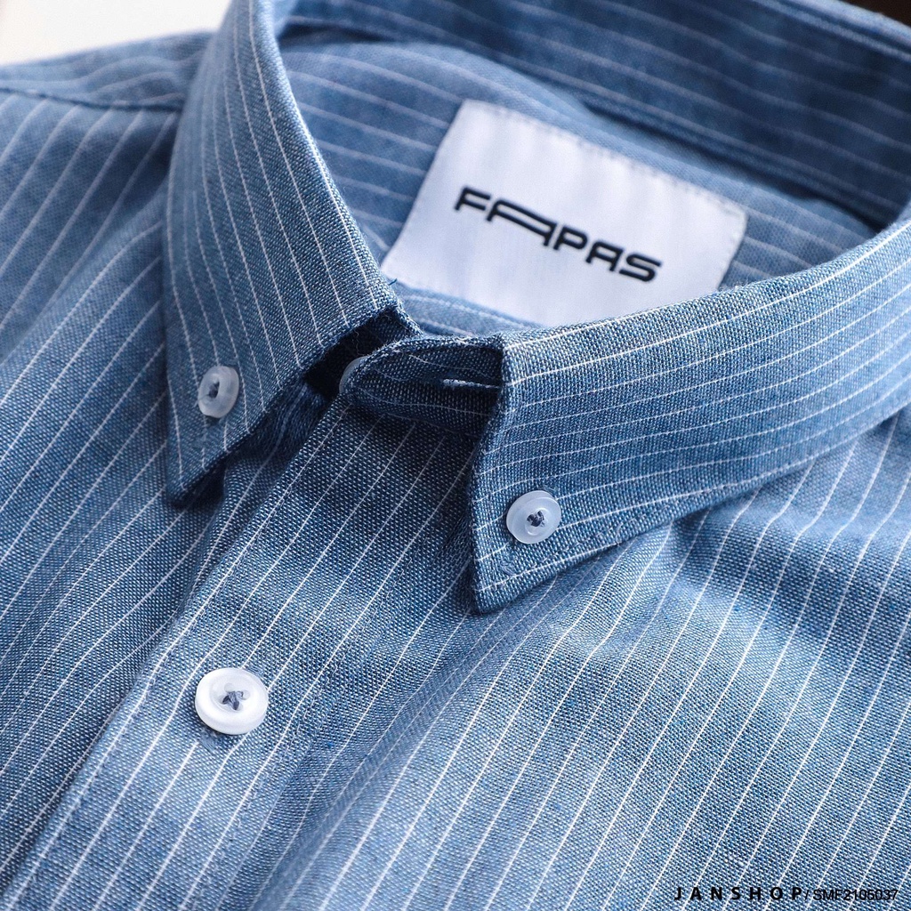 Áo Sơ Mi Nam Sọc Dọc Nhỏ Fapas Thanh Lịch Trẻ Trung, Công Sở, Văn Phòng | BigBuy360 - bigbuy360.vn