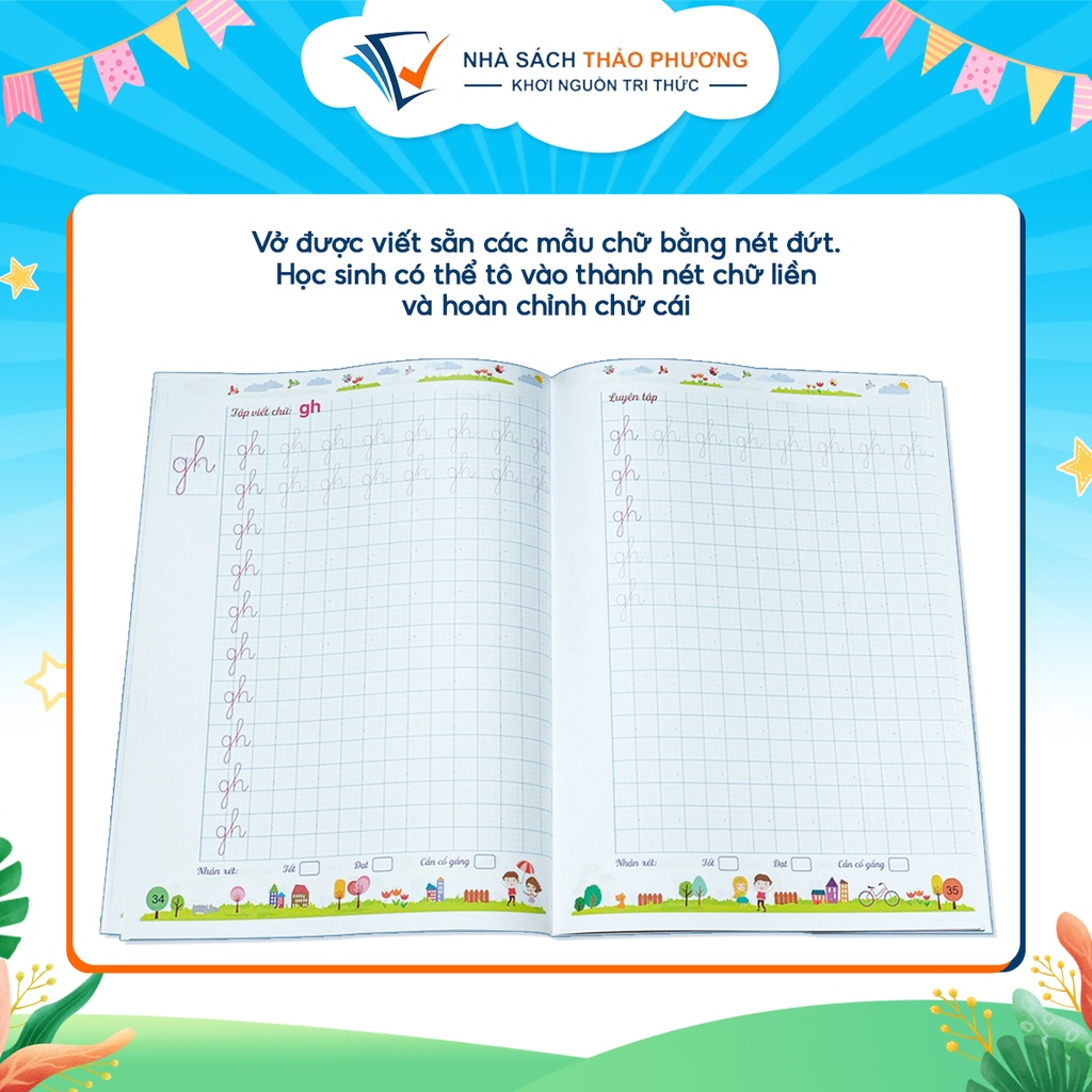 Sách - Luyện viết (Bộ 3 quyển lẻ) - Hành trang cho bé tự tin vào lớp 1