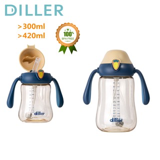 Diller bình sữa nhựa ppsu chống tràn 8858 cho bé