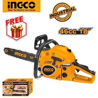 Máy cưa xích dùng xăng 46cc 1.8kw ingco gcs5451811
