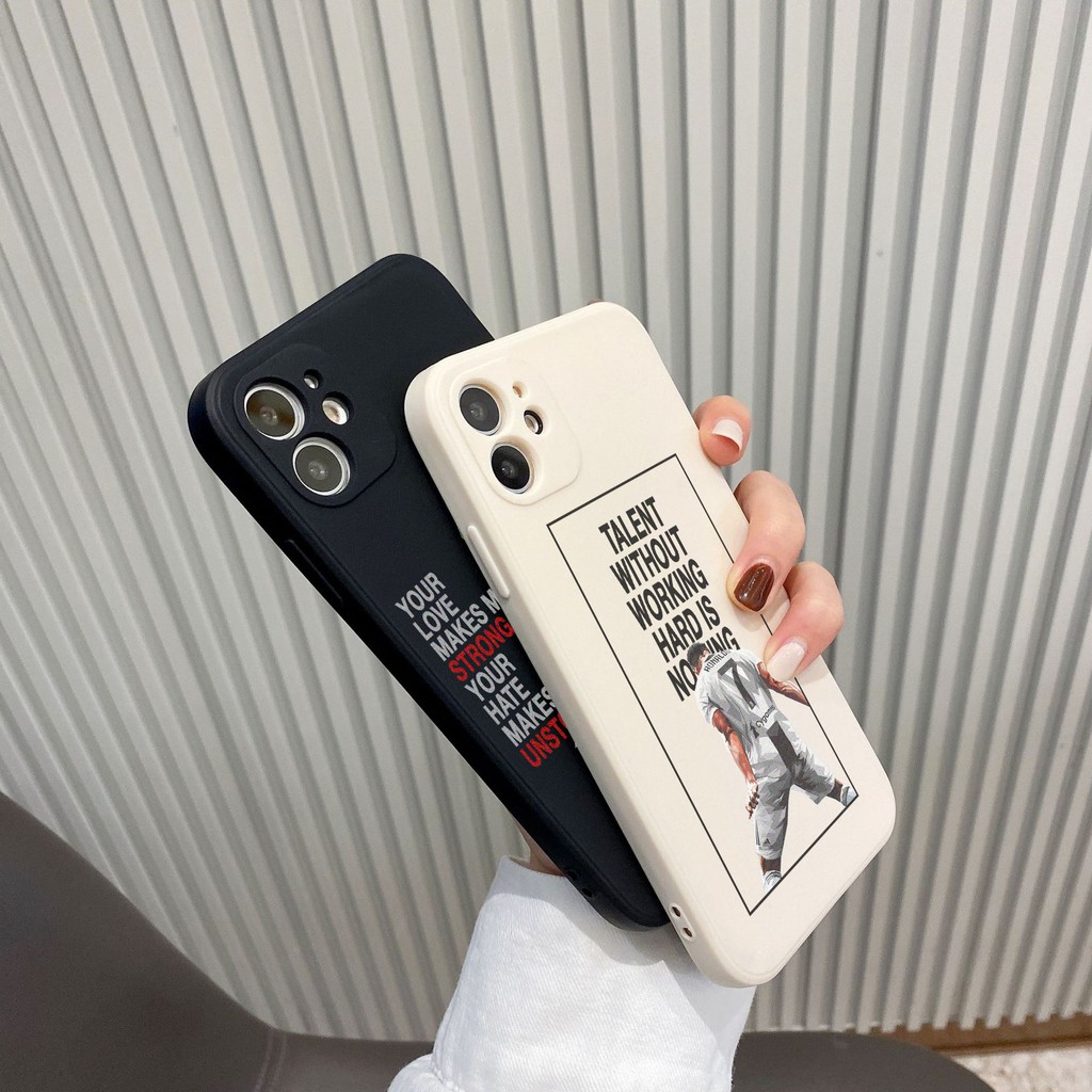 Ốp iphone câu nói của ronaldo ốp lưng quotes người nổi tiếng ốp 11promax 12promax 7plus 8plus xsmax 11 xr xs 7 8 6