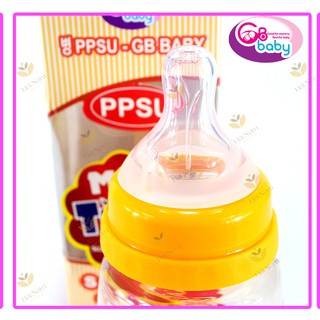 Bình sữa PPSU GB-Baby cổ hẹp 80ml (tặng 1 núm silicone)