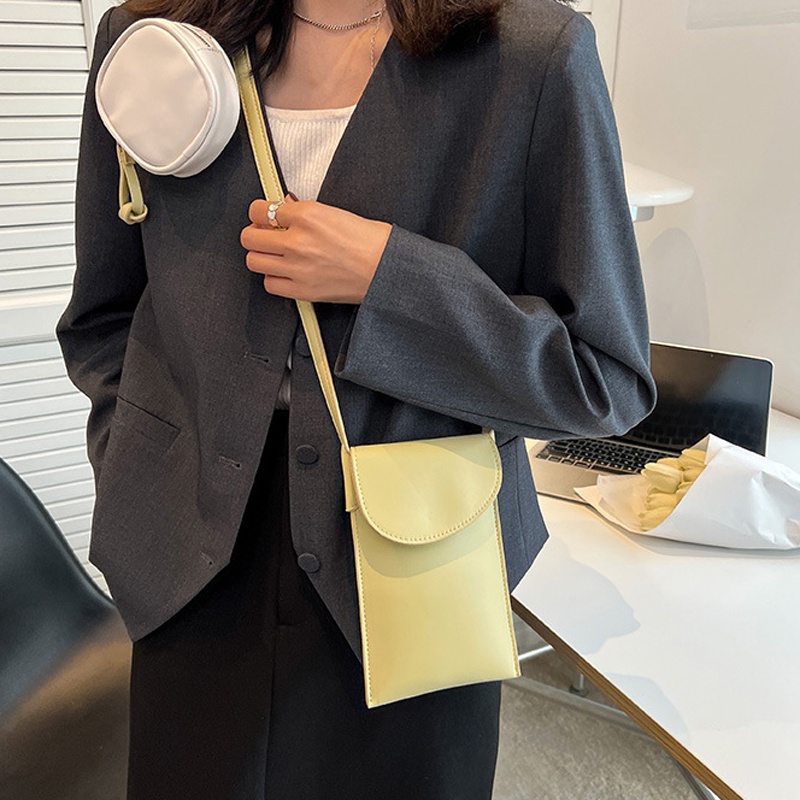 Túi Đeo Vai Hình Vuông Cỡ Nhỏ Thiết Kế Đơn Giản Thời Trang Cho Nữ