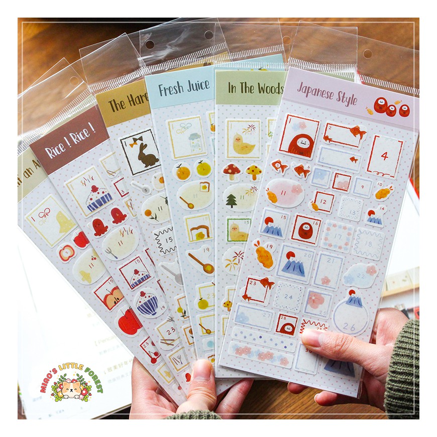 STICKER NGÀY THÁNG CHỦ ĐỀ NHẬT BẢN | MST262