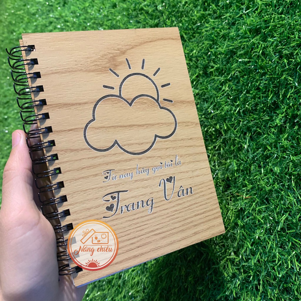 Combo 20 sổ tay khắc laser - Sổ tay ghi chú khắc bìa theo yêu cầu - Kích thước 15x20cm (A5)