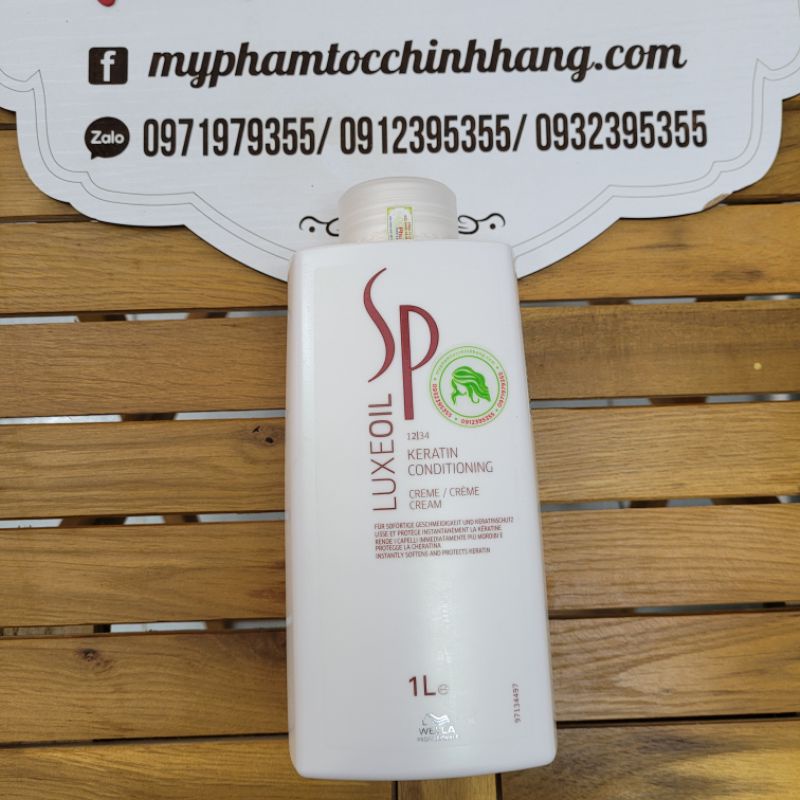 DẦU XẢ SP LUXEOIL KERATIN CONDITINING CREAM 1000ML