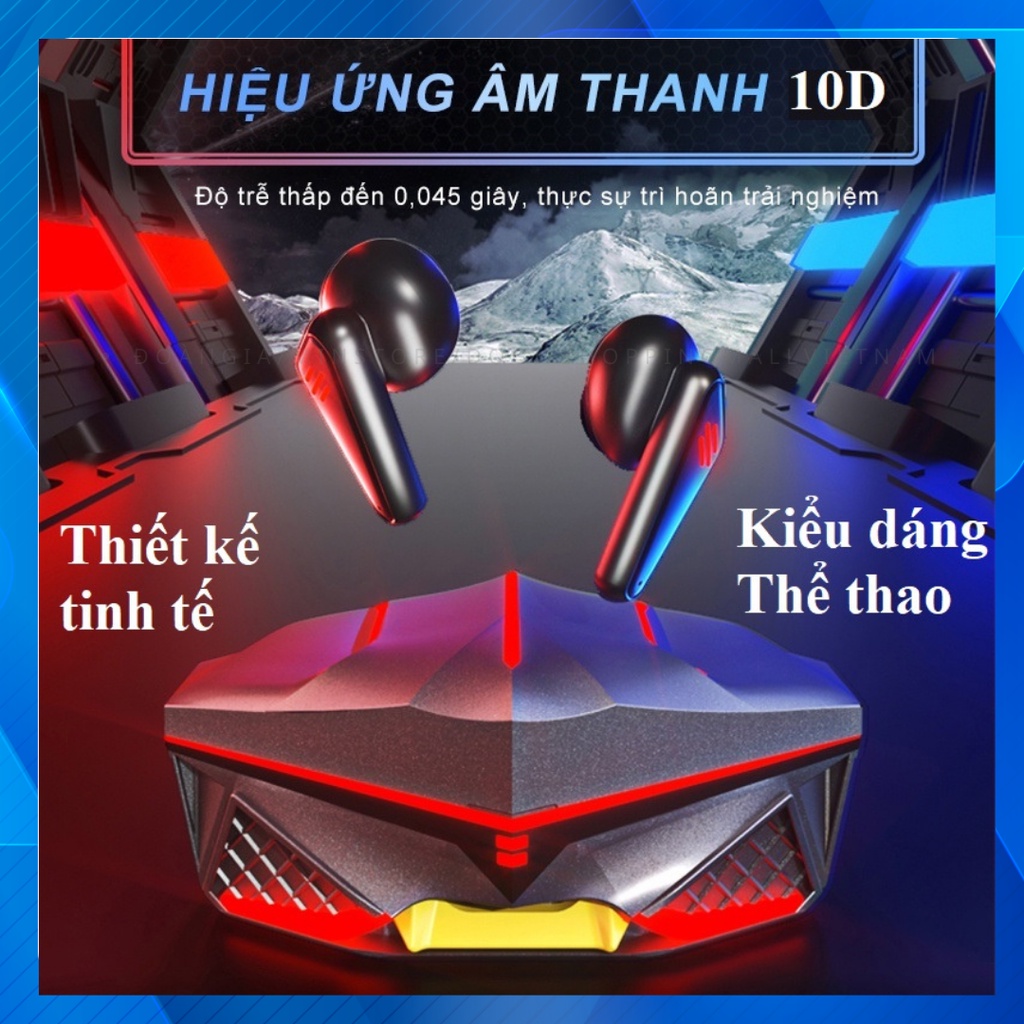 Tai nghe không dây bluetooth Gaming K98 thiết kế thể thao và gaming cao cấp, PUBG , LQMB