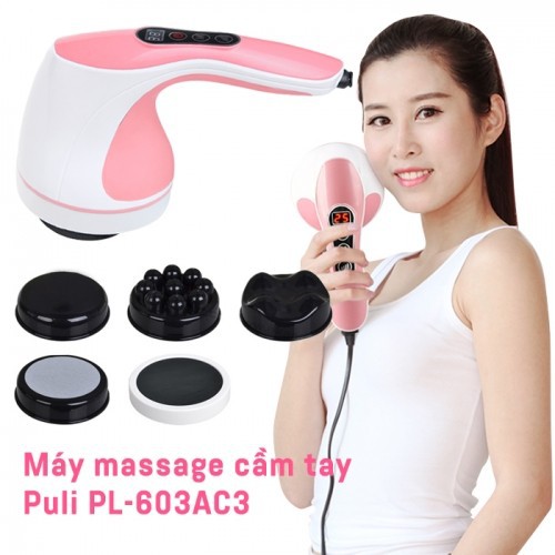 Máy massage cầm tay cao cấp 4 đầu Puli PL-603AC3 - Điện tử