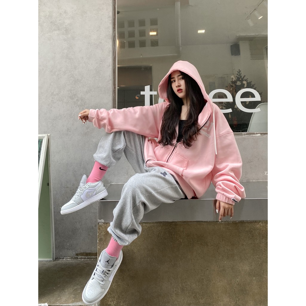 Áo Hoodie zip nỉ 21pounds