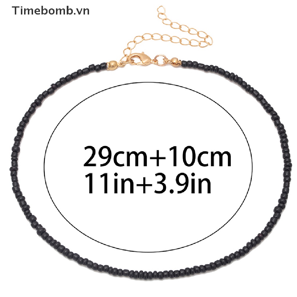 Vòng cổ Chuỗi Hạt Nhiều Màu Phong Cách Bohemia Thời Trang Cho Nữ