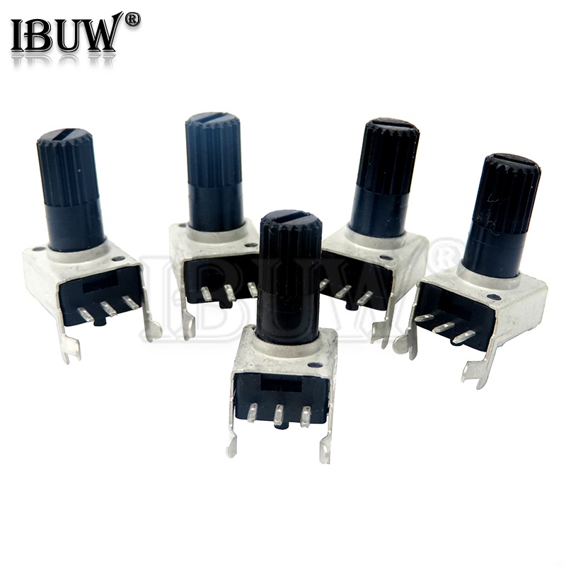 Bộ 10 Chiết Áp RV09 Ngang12.5Mm 5k 10k 50k 100k 0932 3pin