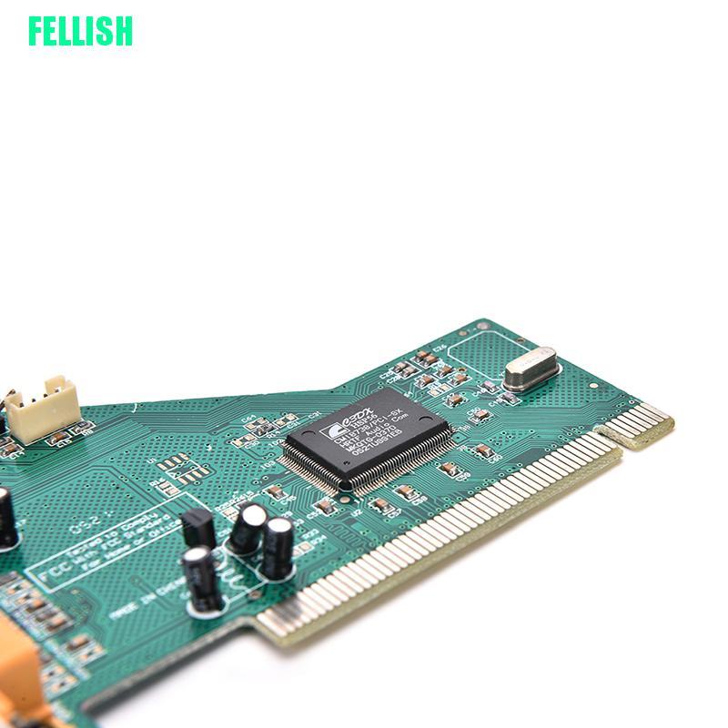 Card Âm Thanh 4 Kênh 5.1 3d Pci Cho Pc Windows Xp / 7 / 8 / 10 Hq | BigBuy360 - bigbuy360.vn