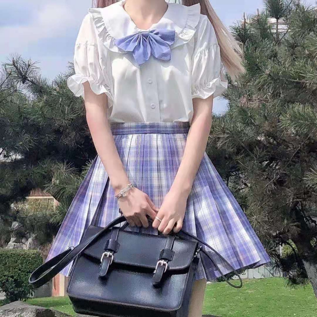 Áo sơ mi ngắn tay phong cách lolita đáng yêu