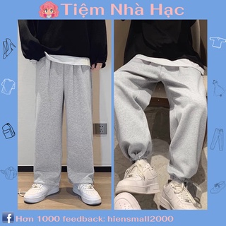 Quần Jogger Nam Nữ 2in1 Chất Nỉ Lót Bông Cao Cấp, Dáng Quần Suông Bo Gấu Mẫu Mới Nhất Có Bigsize