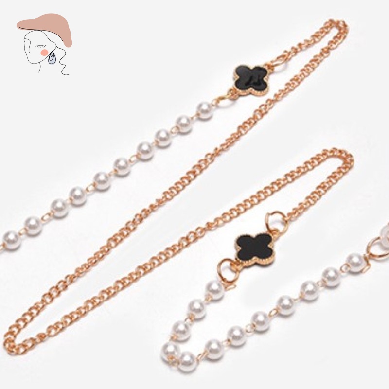 Dây Đeo Mắt Kính Dạng Chuỗi Hạt Chống Mất Phong Cách Hàn Quốc