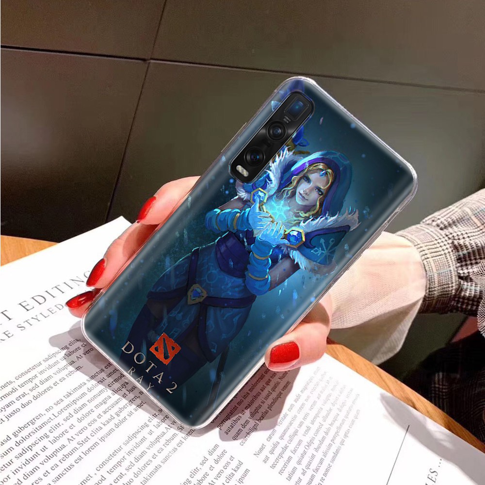 Ốp Lưng Trong Suốt In Hình Game Dota 2 Cho Iphone 11 12 Mini X Xs Xr Pro Max