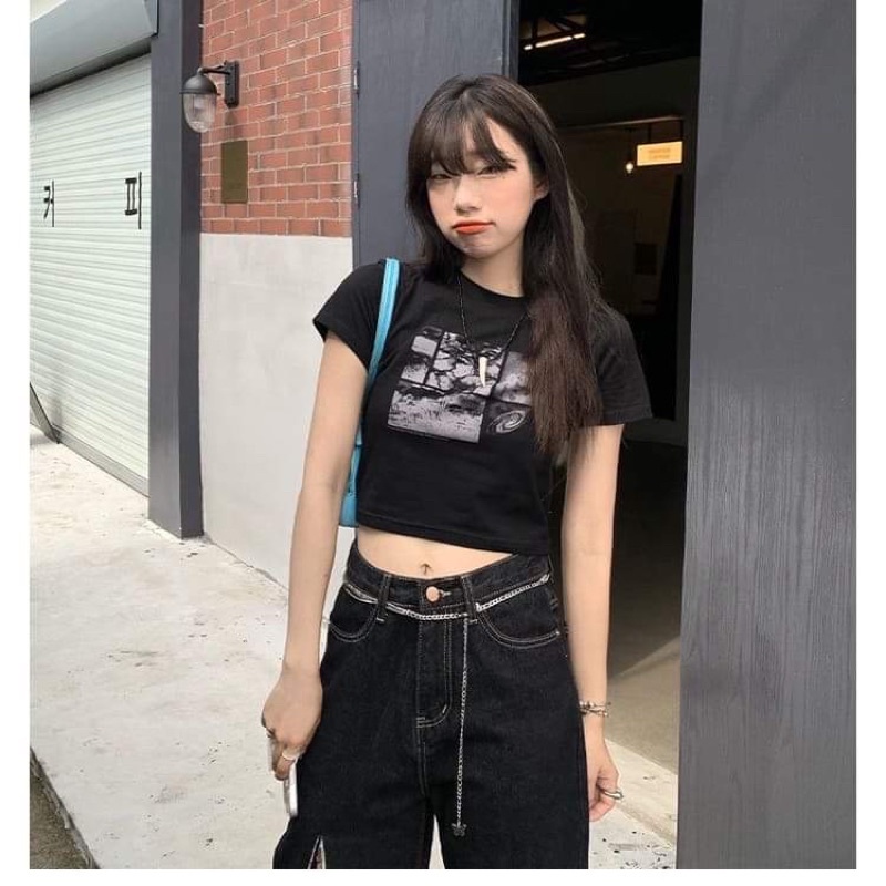Áo croptop cây núi KA12
