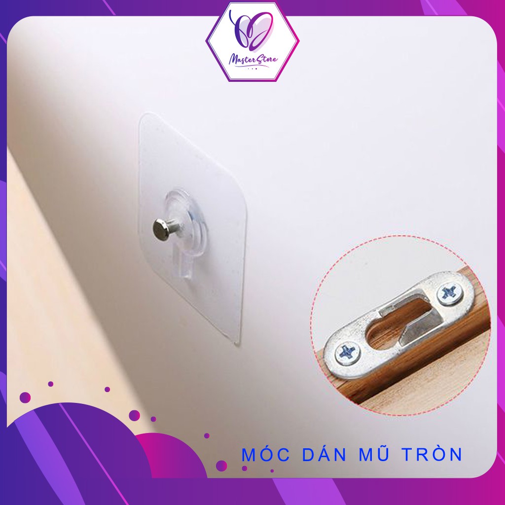 Đinh vít dán tường, móc dán tường có vít Master Store